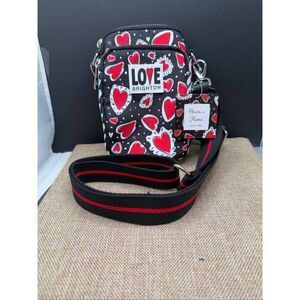 New Brighton Hearts Flutter Utility Bag Crossbody Adjustable